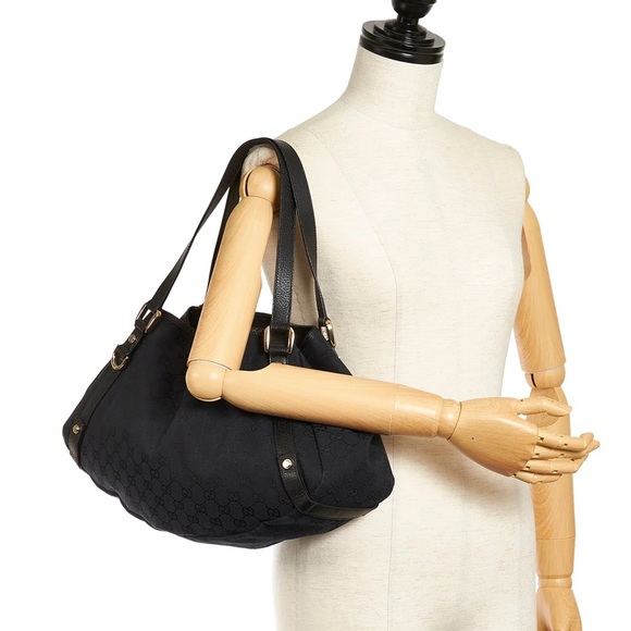 Gucci Handbags - Gucci GG Canvas Pelham Shoulder Bag black